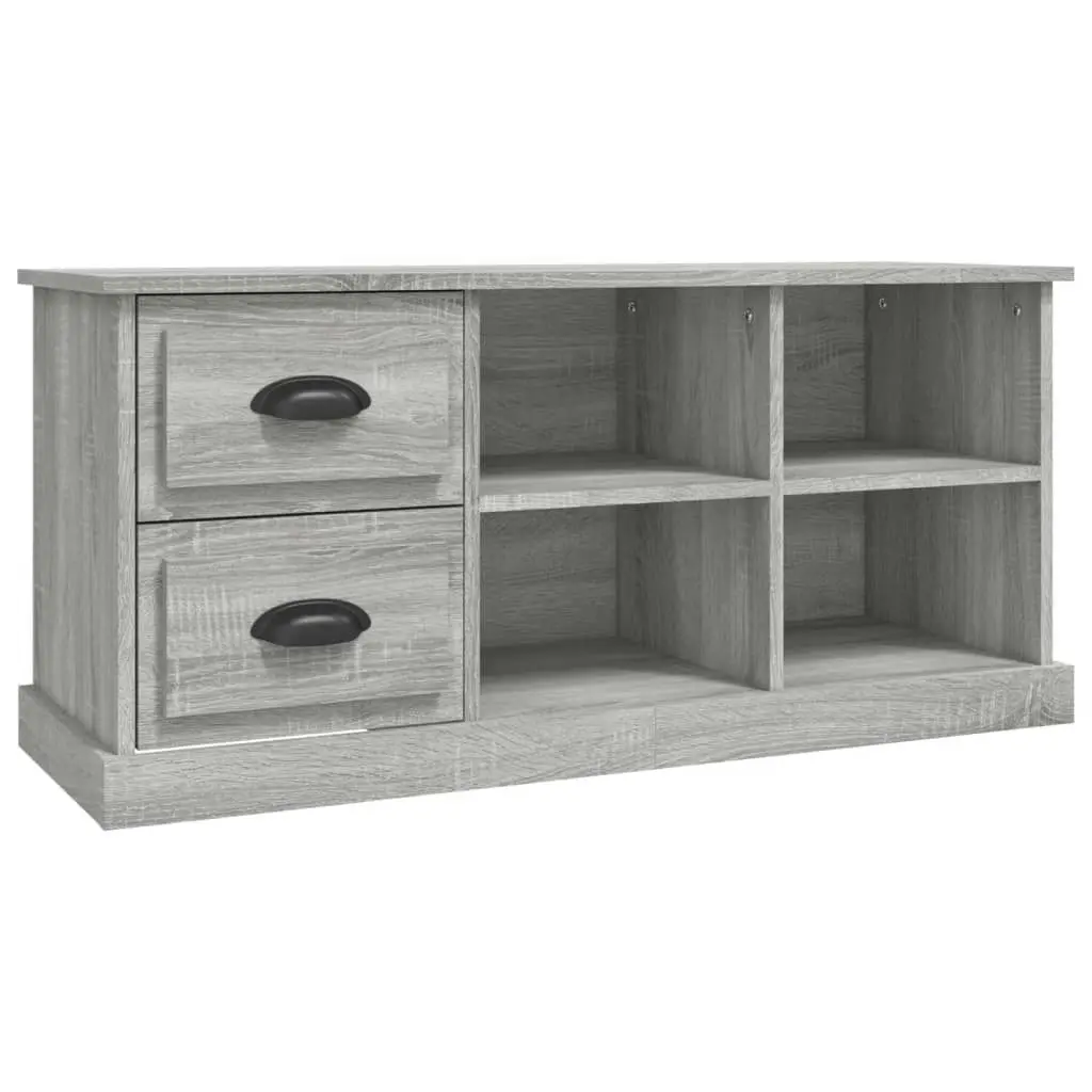 TV Cabinet Grey Sonoma 102x35.5x47.5 cm Engineered Wood 816182