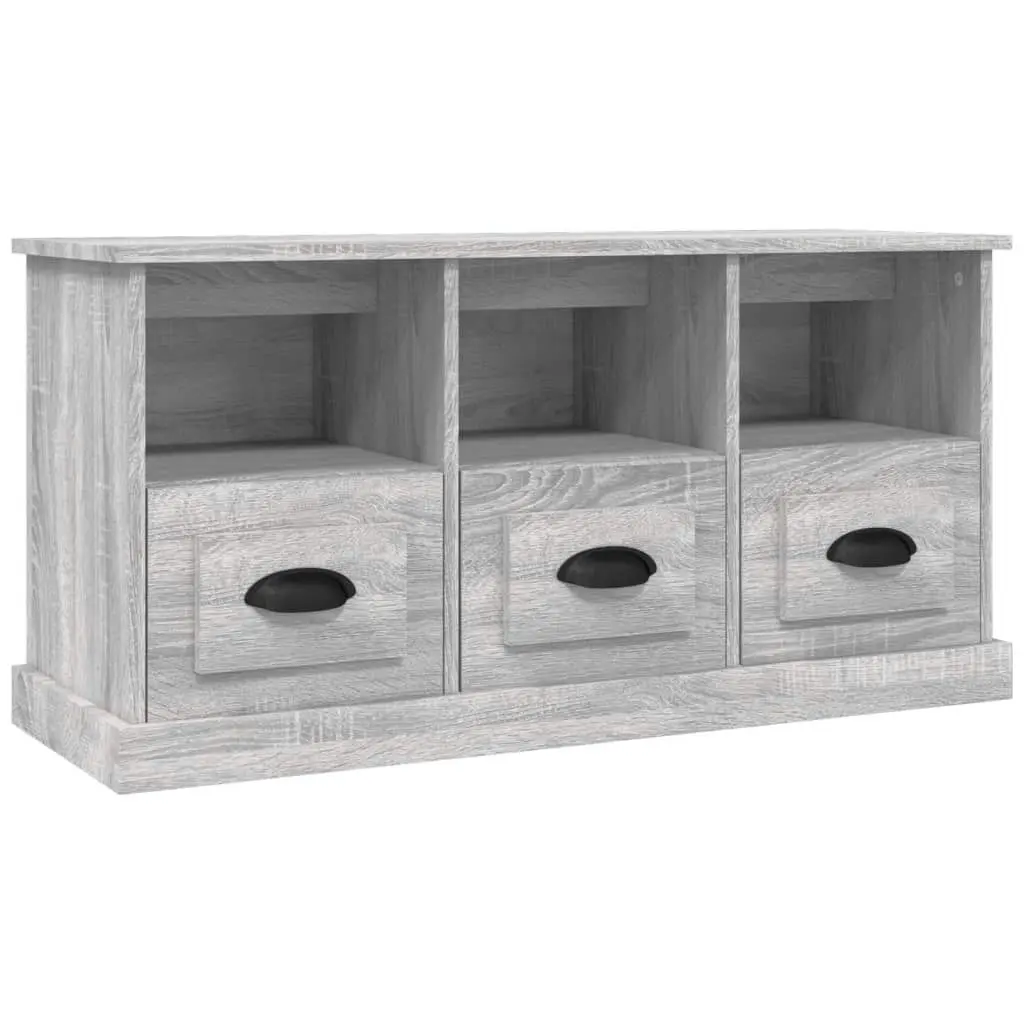 TV Cabinet Grey Sonoma 100x35x50 cm Engineered Wood 816294