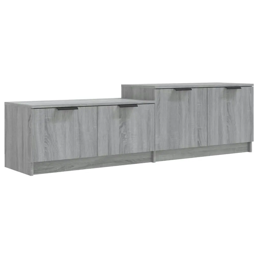 TV Cabinet Grey Sonoma 158.5x36x45 cm Engineered Wood 817124