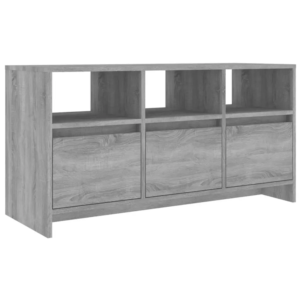 TV Cabinet Grey Sonoma 102x37.5x52.5 cm Engineered Wood 813024