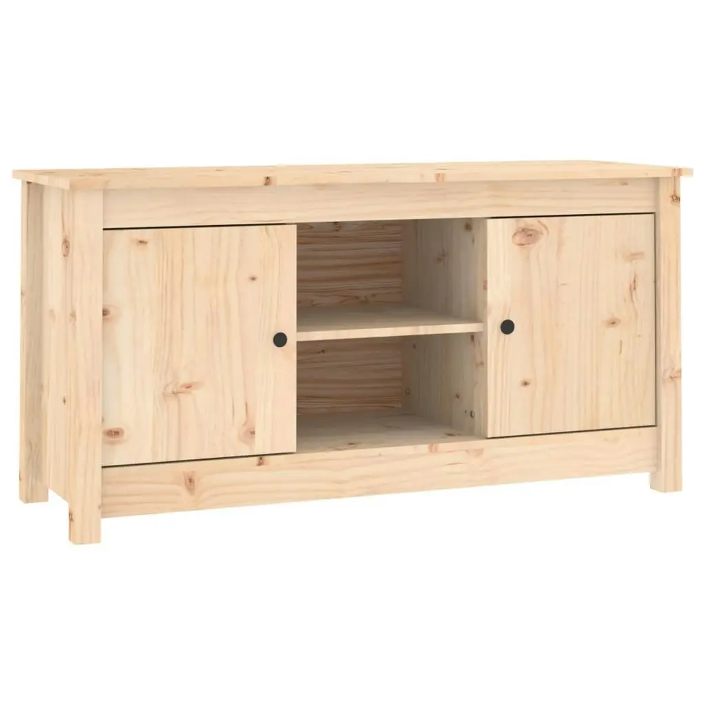 TV Cabinet 103x36.5x52 cm Solid Wood Pine 814584