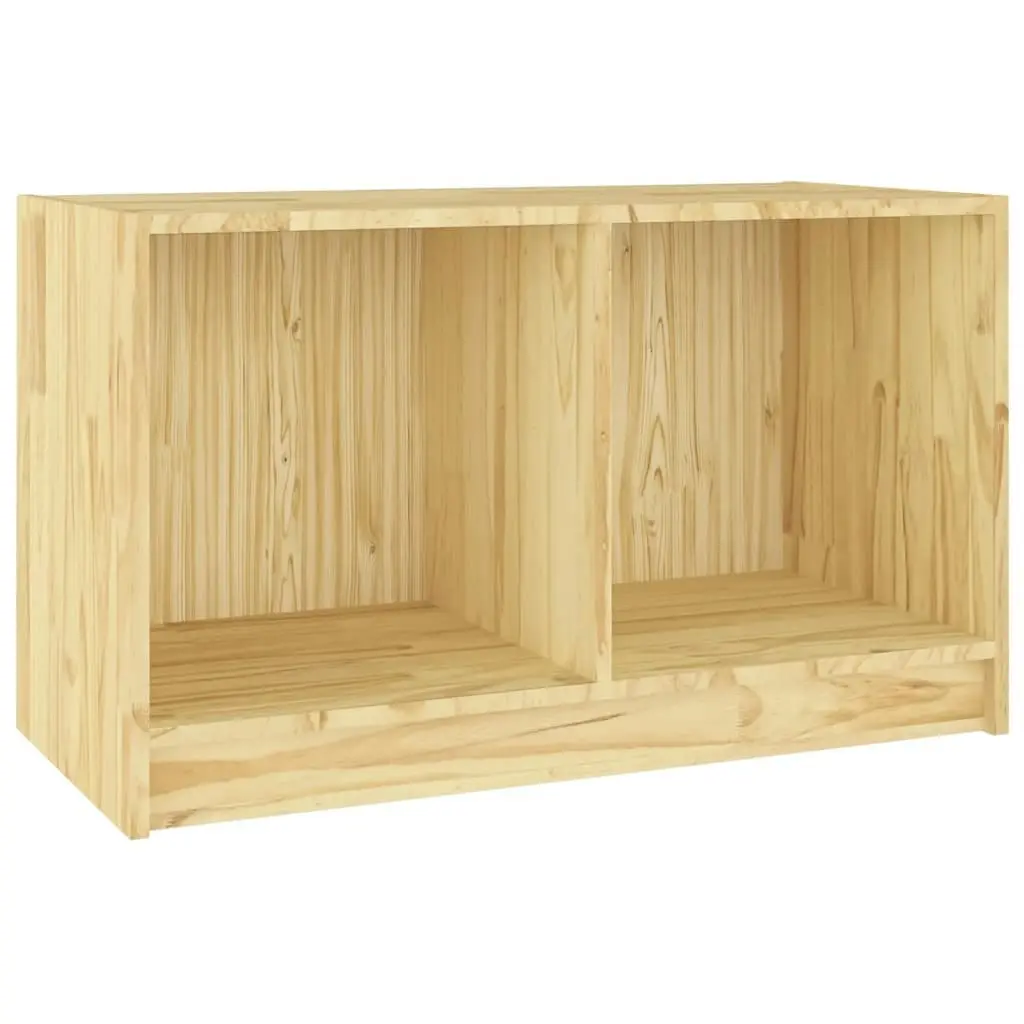 TV Cabinet 70x33x42 cm Solid Pinewood 809942