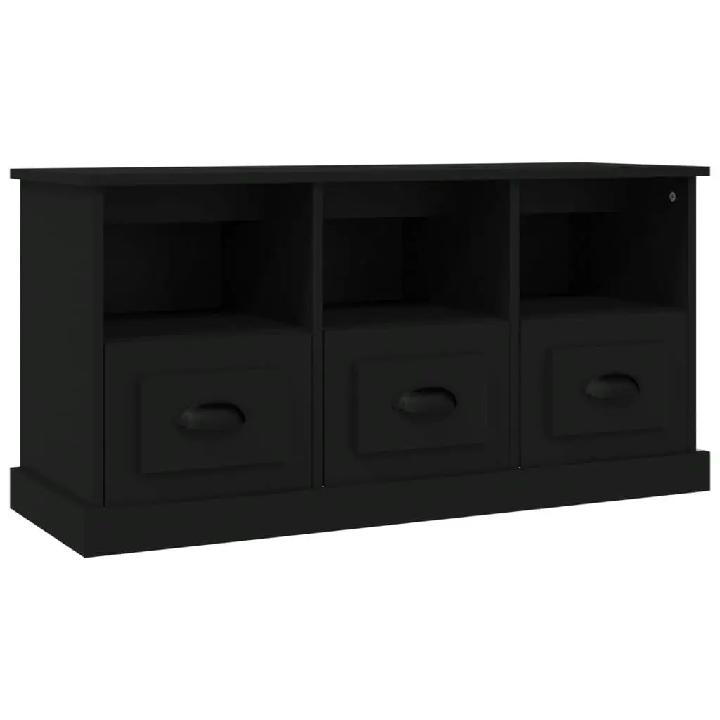 TV Cabinet Black 100x35x50 cm Engineered Wood 816289