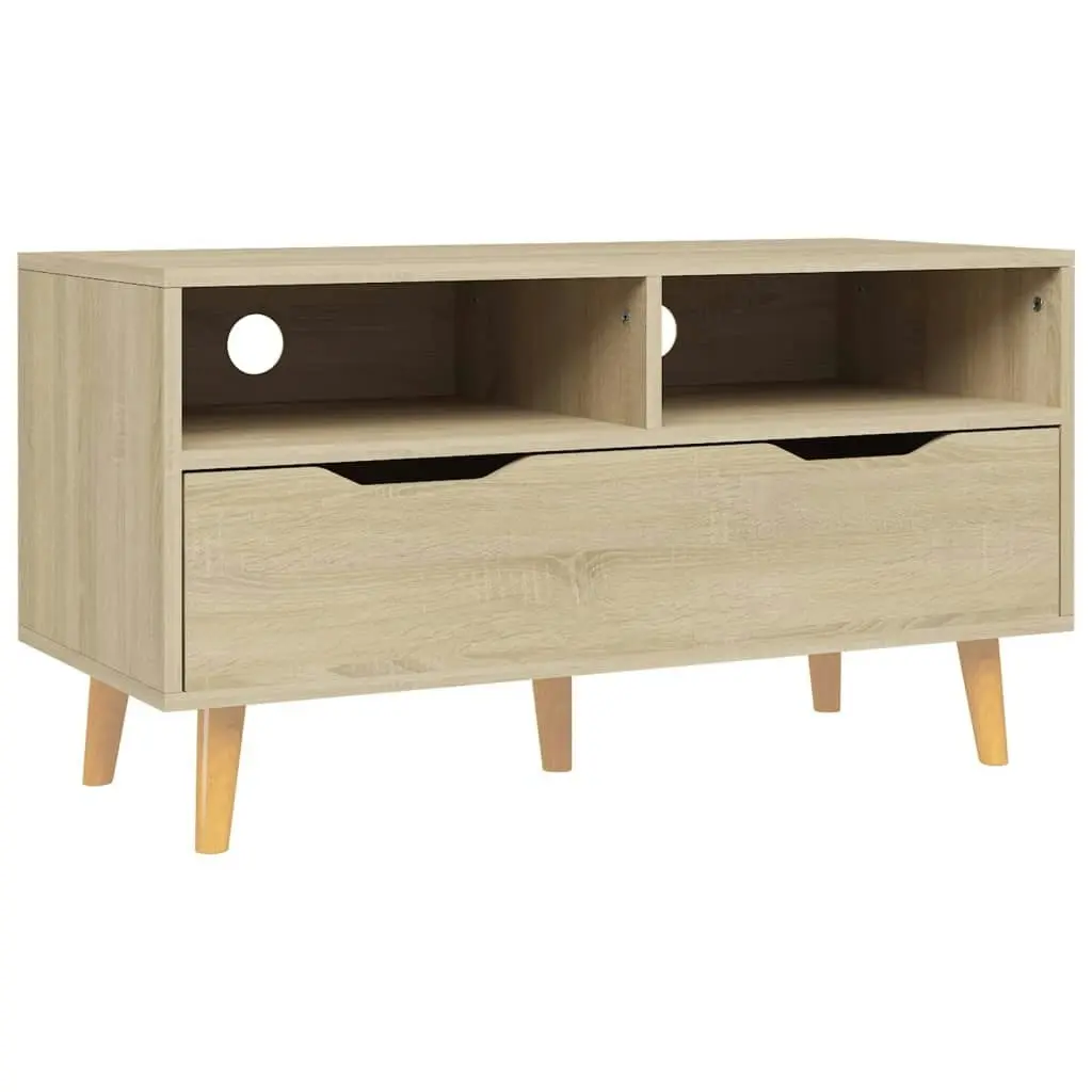 TV Cabinet Sonoma Oak 90x40x48.5 cm Engineered Wood 326780