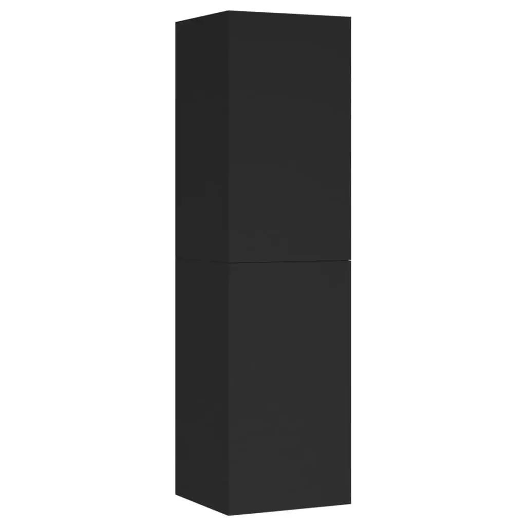 TV Cabinet Black 30.5x30x110 cm Engineered Wood 803364