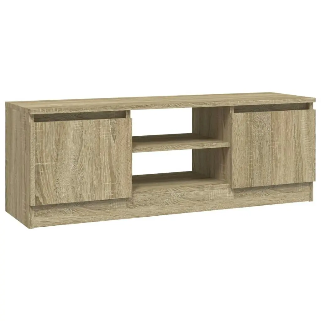 TV Cabinet with Door Sonoma Oak 102x30x36 cm 823353