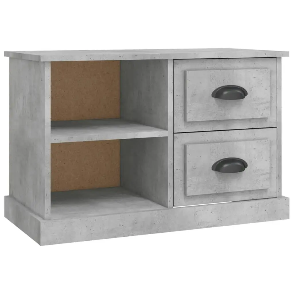 TV Cabinet Concrete Grey 73x35.5x47.5 cm Engineered Wood 816172