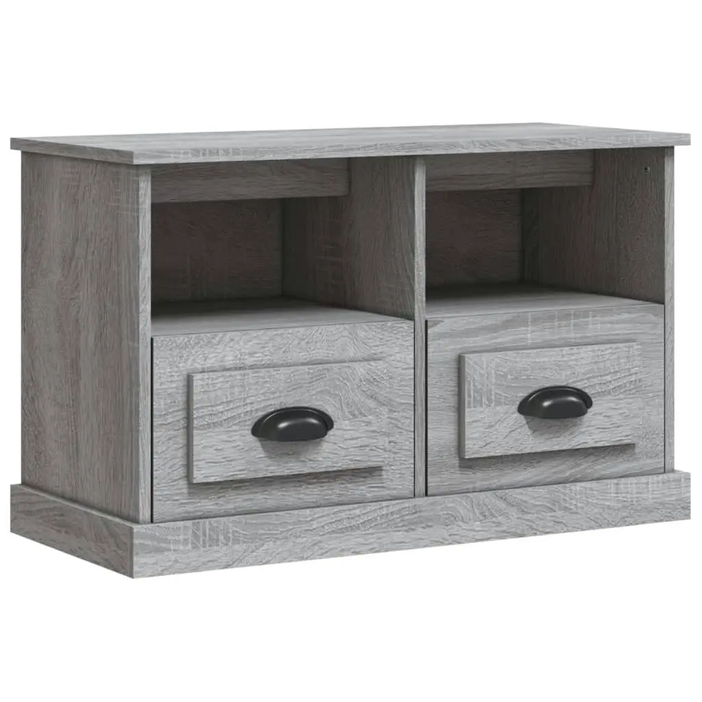 TV Cabinet Grey Sonoma 80x35x50 cm Engineered Wood 816286