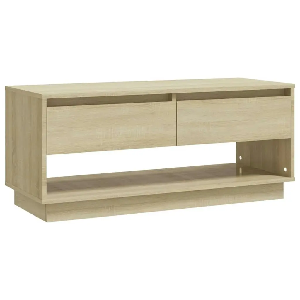 TV Cabinet Sonoma Oak 102x41x44 cm Engineered Wood 809488