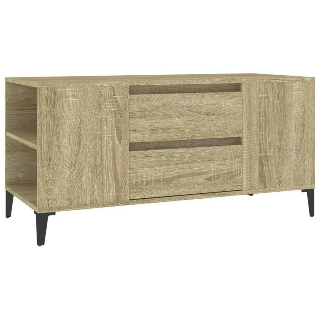 TV Cabinet Sonoma Oak 102x44.5x50 cm Engineered Wood 819607