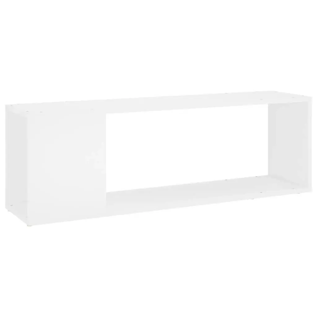 TV Cabinet White 100x24x32 cm Engineered Wood 809161