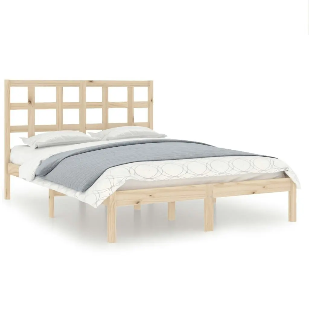 Bed Frame Solid Wood 153x203 cm Queen Size 3105475