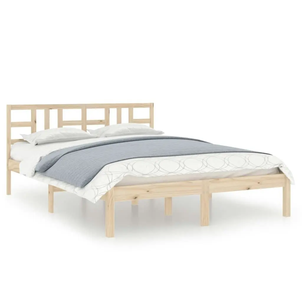 Bed Frame Solid Wood 183x203 cm King Size 3105420