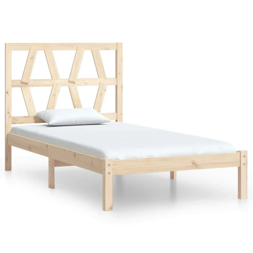 Bed Frame without Mattress Solid Wood 90x190 cm 3103963