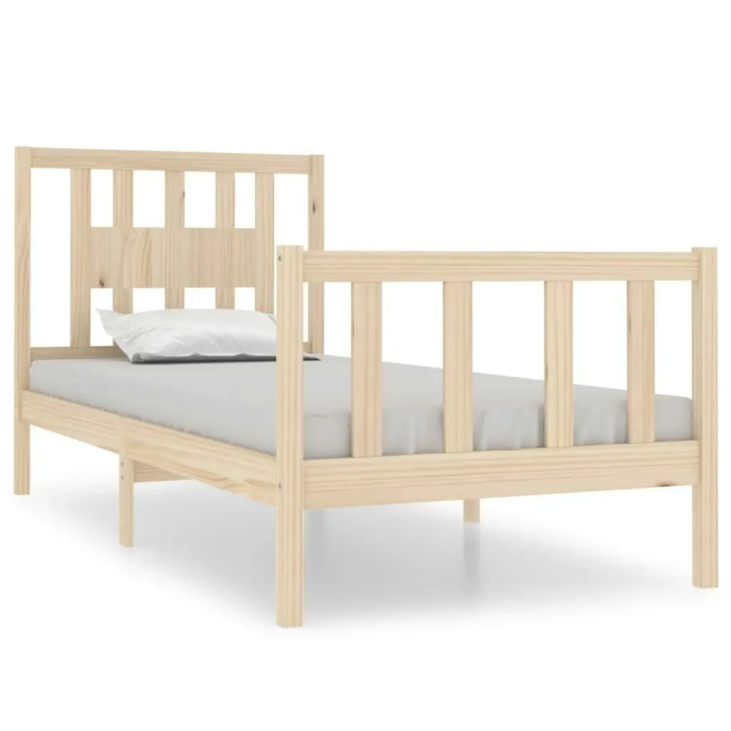 Bed Frame without Mattress Solid Wood 90x190 cm 3104093