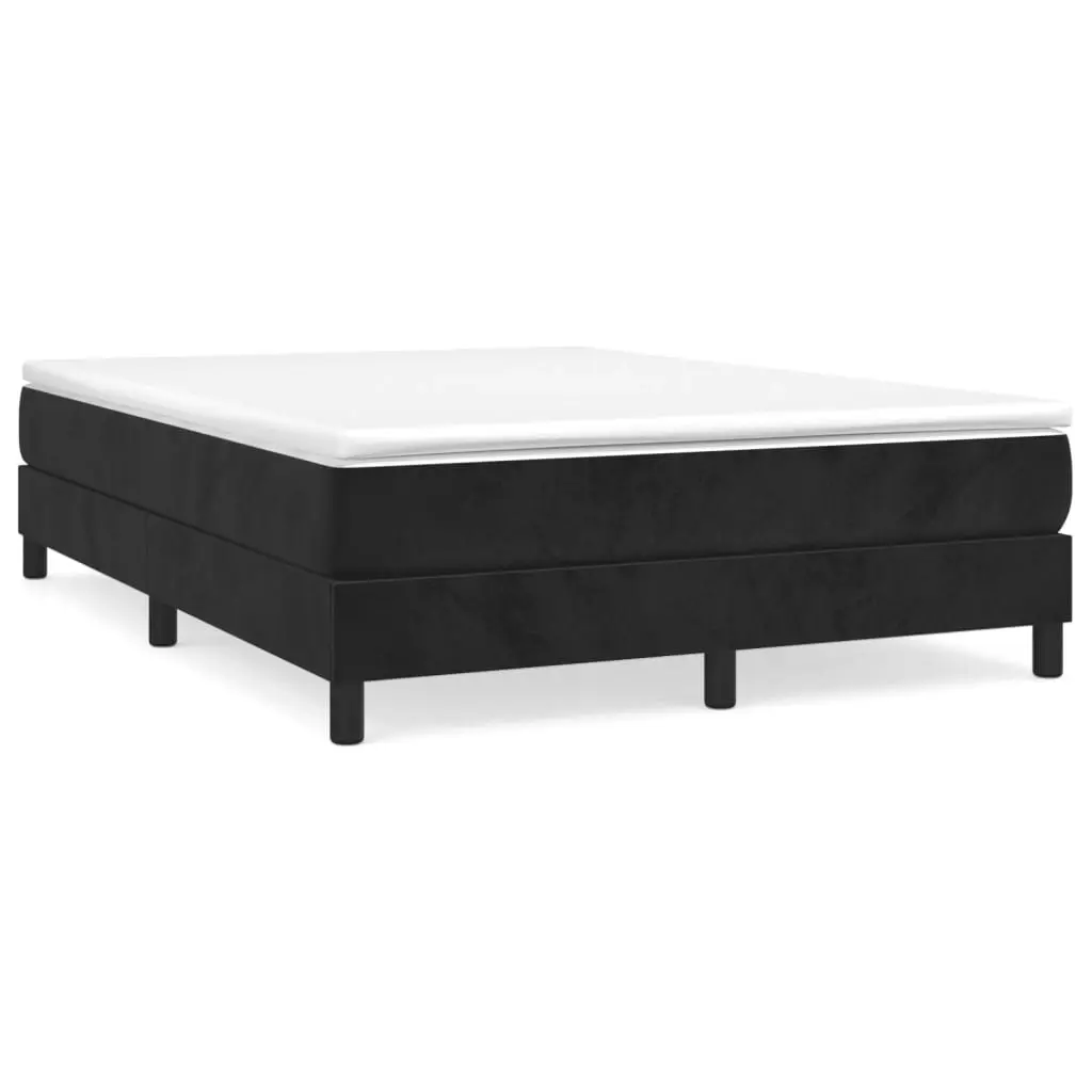 Bed Frame without Mattress Black Queen Velvet 3120807