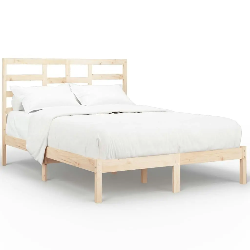 Bed Frame without Mattress Solid Wood 150x200 cm 3105800