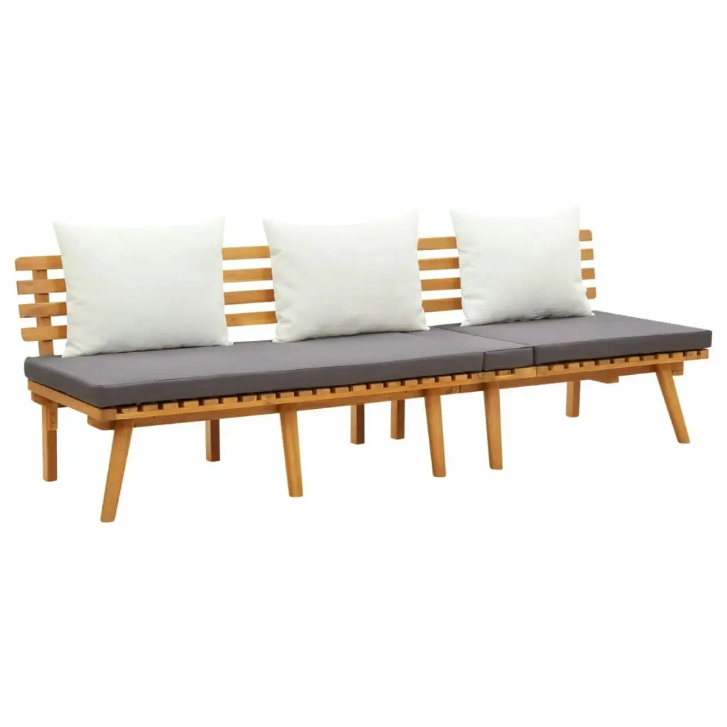 Garden Day Bed 200x65 cm Solid Wood Acacia 316263