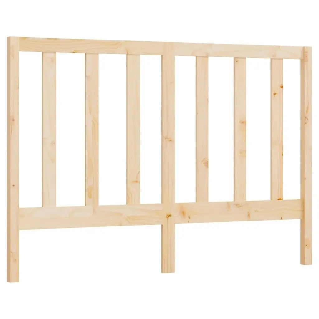 Bed Headboard 141x4x100 cm Solid Wood Pine 817685