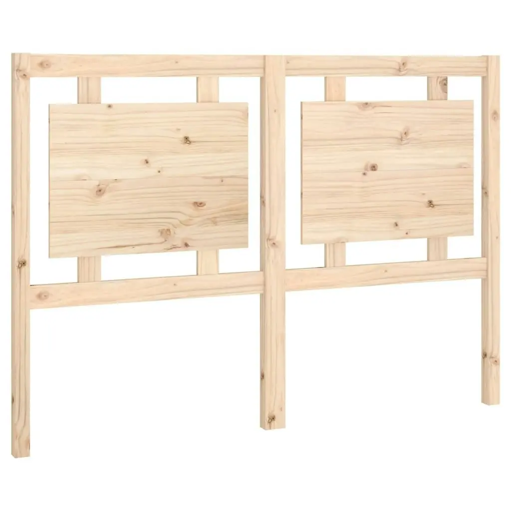 Bed Headboard 140.5 cm Solid Wood Pine 817935