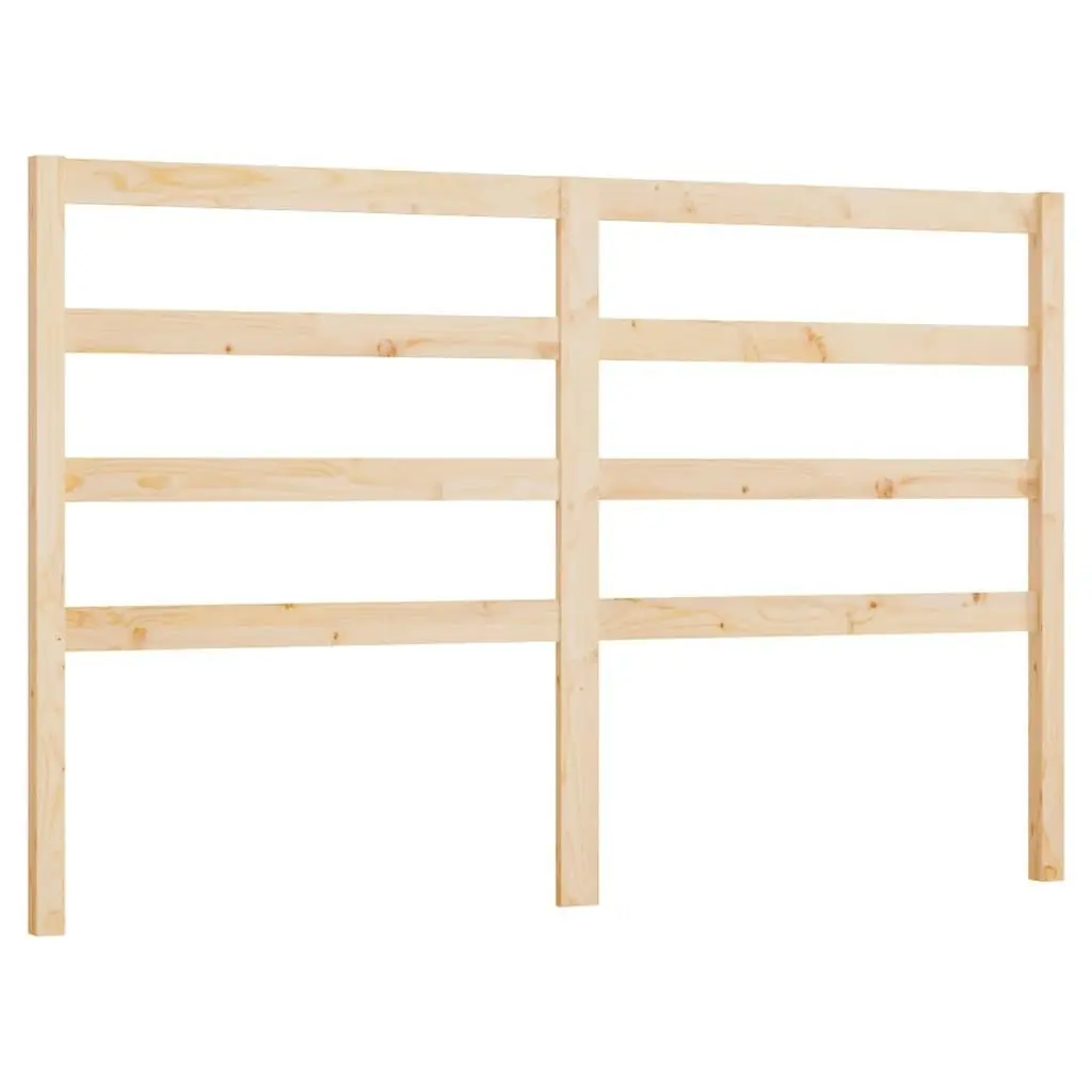 Bed Headboard 156 cm Solid Wood Pine 817645