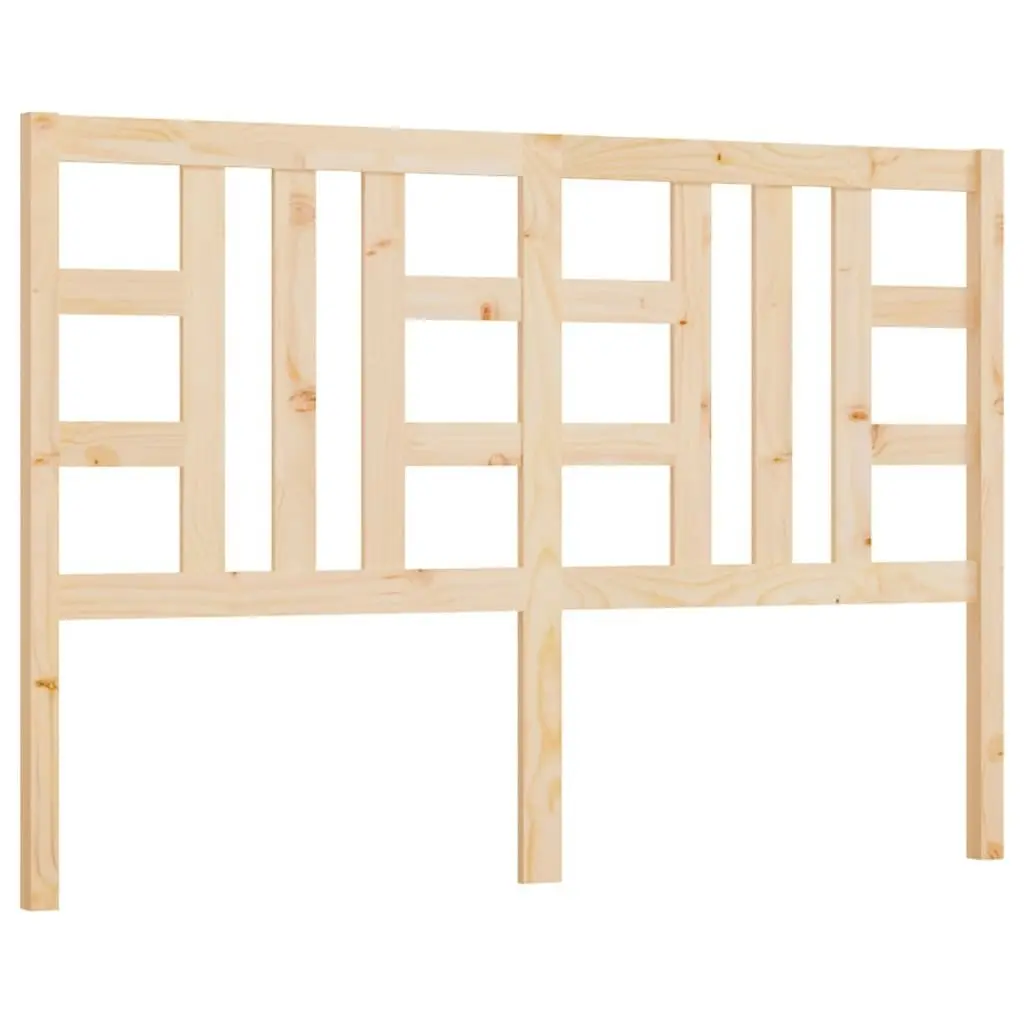 Bed Headboard 141x4x100 cm Solid Wood Pine 817835