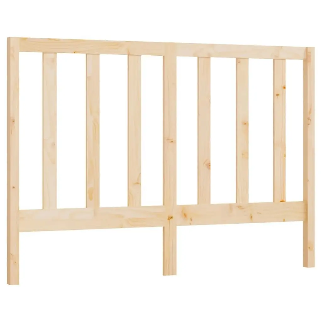 Bed Headboard 156 cm Solid Wood Pine 817695