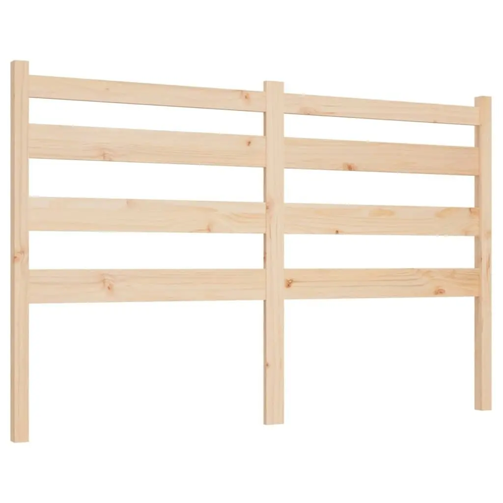 Bed Headboard 156x4x100 cm Solid Wood Pine 818425