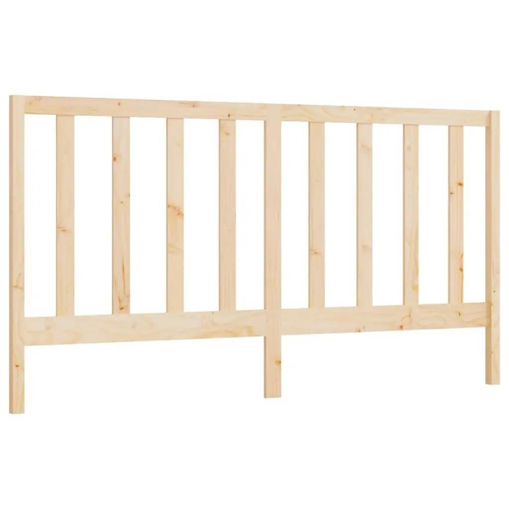 Bed Headboard 186 cm Solid Wood Pine 817705