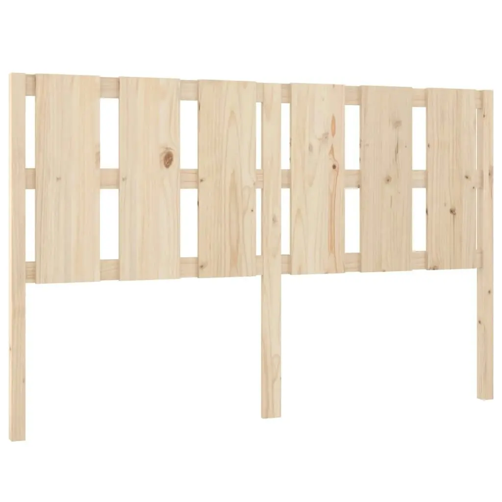 Bed Headboard 155.5 cm Solid Wood Pine 817995