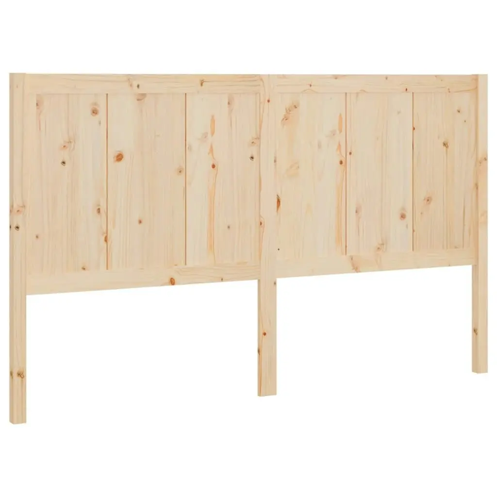 Bed Headboard 185.5 cm Solid Pine Wood 818105