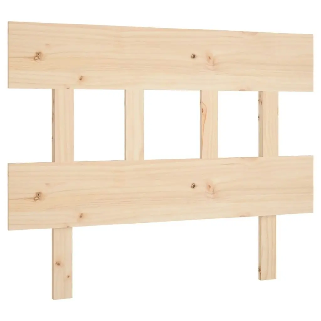 Bed Headboard 93.5x3x81 cm Solid Wood Pine 819100