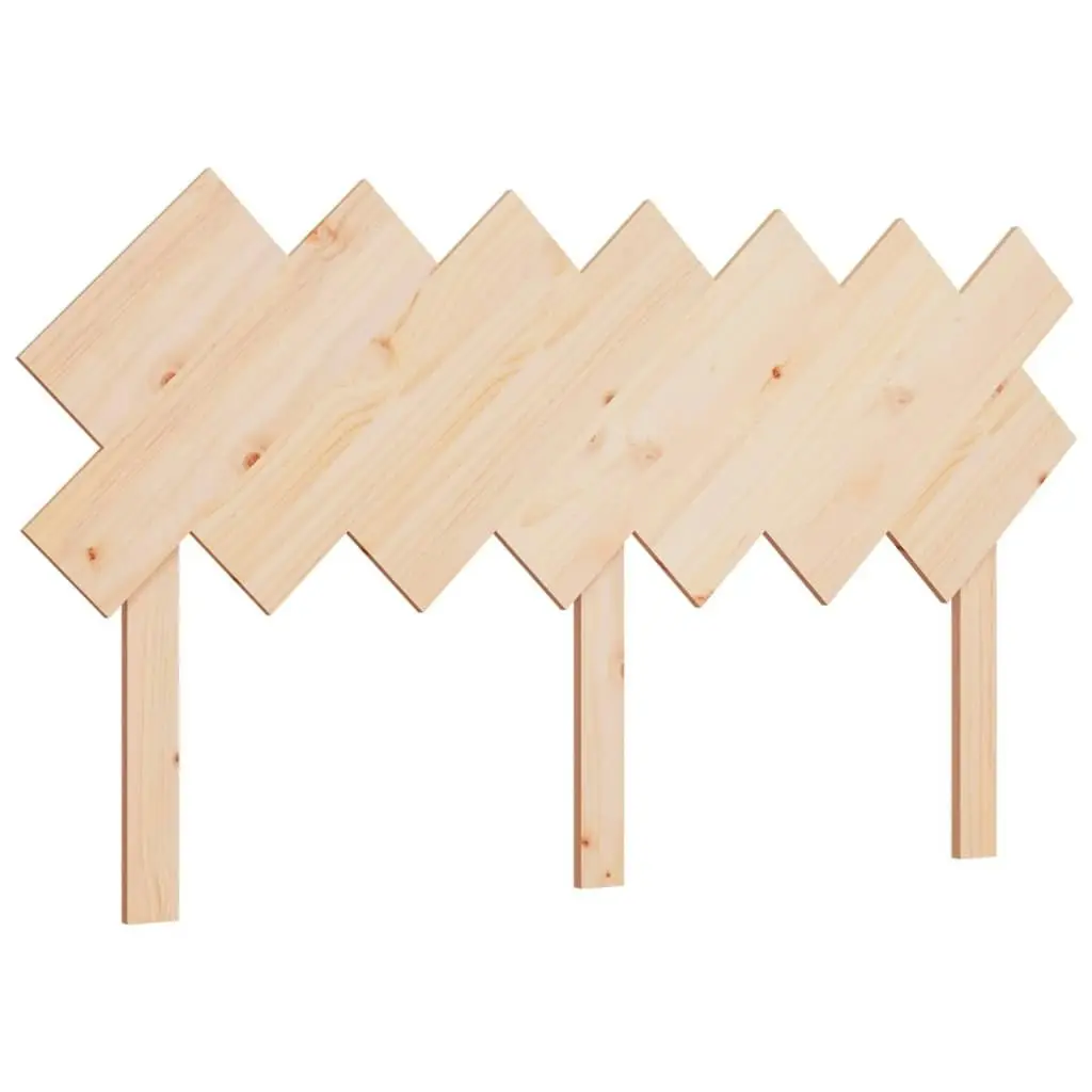 Bed Headboard 151.5x3x81 cm Solid Wood Pine 819225