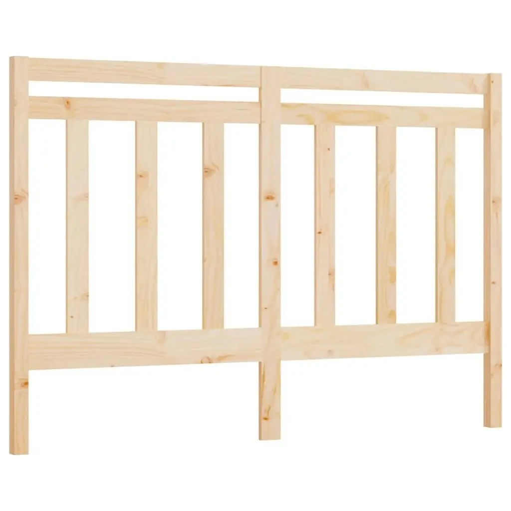 Bed Headboard 156x4x100 cm Solid Wood Pine 817795