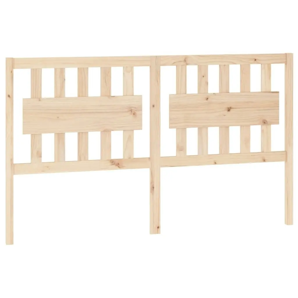 Bed Headboard 155.5 cm Solid Wood Pine 818575