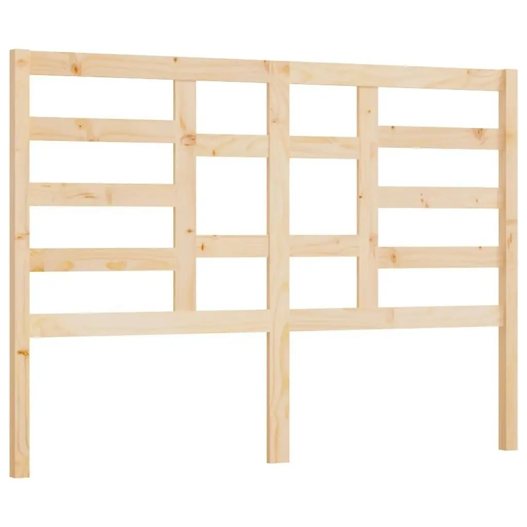 Bed Headboard 141 cm Solid Wood Pine 818135