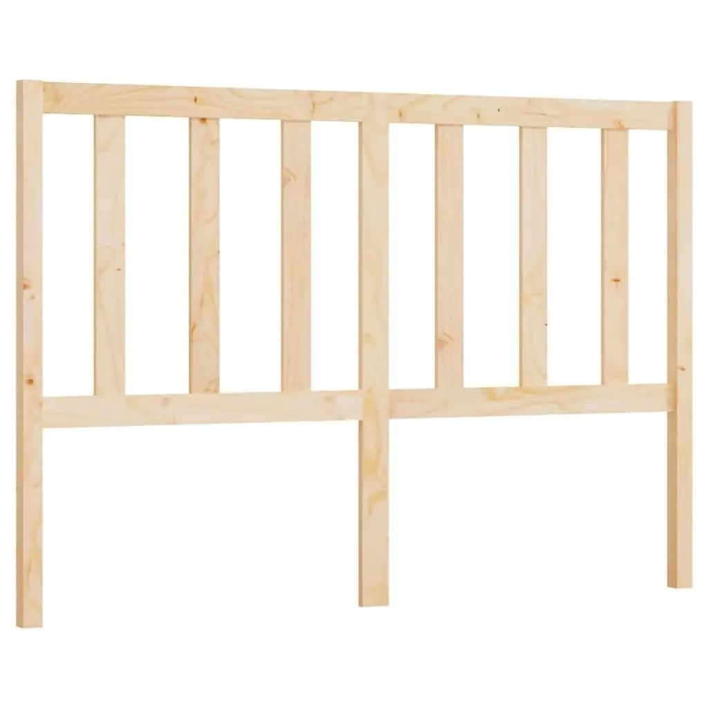 Bed Headboard 156 cm Solid Wood Pine 817745