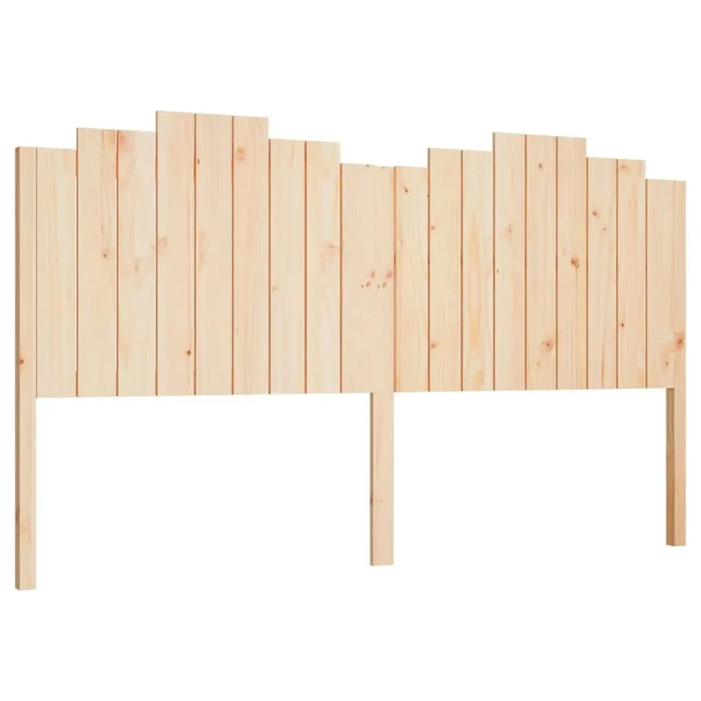 Bed Headboard 186 cm Solid Wood Pine 818485