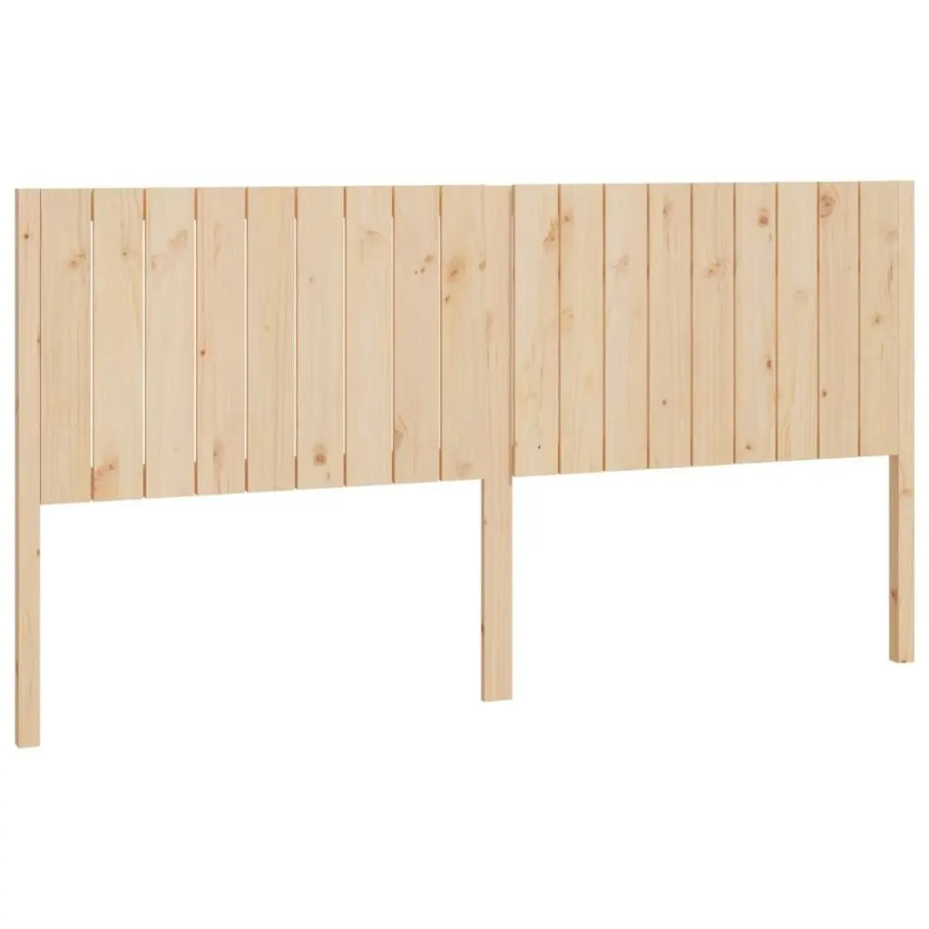 Bed Headboard 185.5 cm Solid Wood Pine 818885