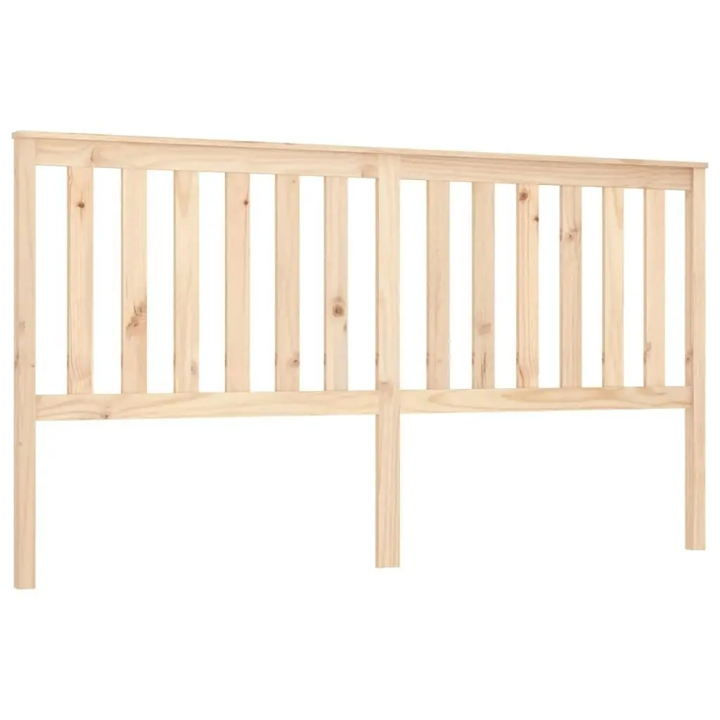 Bed Headboard 186 cm Solid Wood Pine 818535