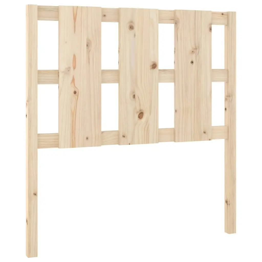 Bed Headboard 95.5 cm Solid Wood Pine 817970