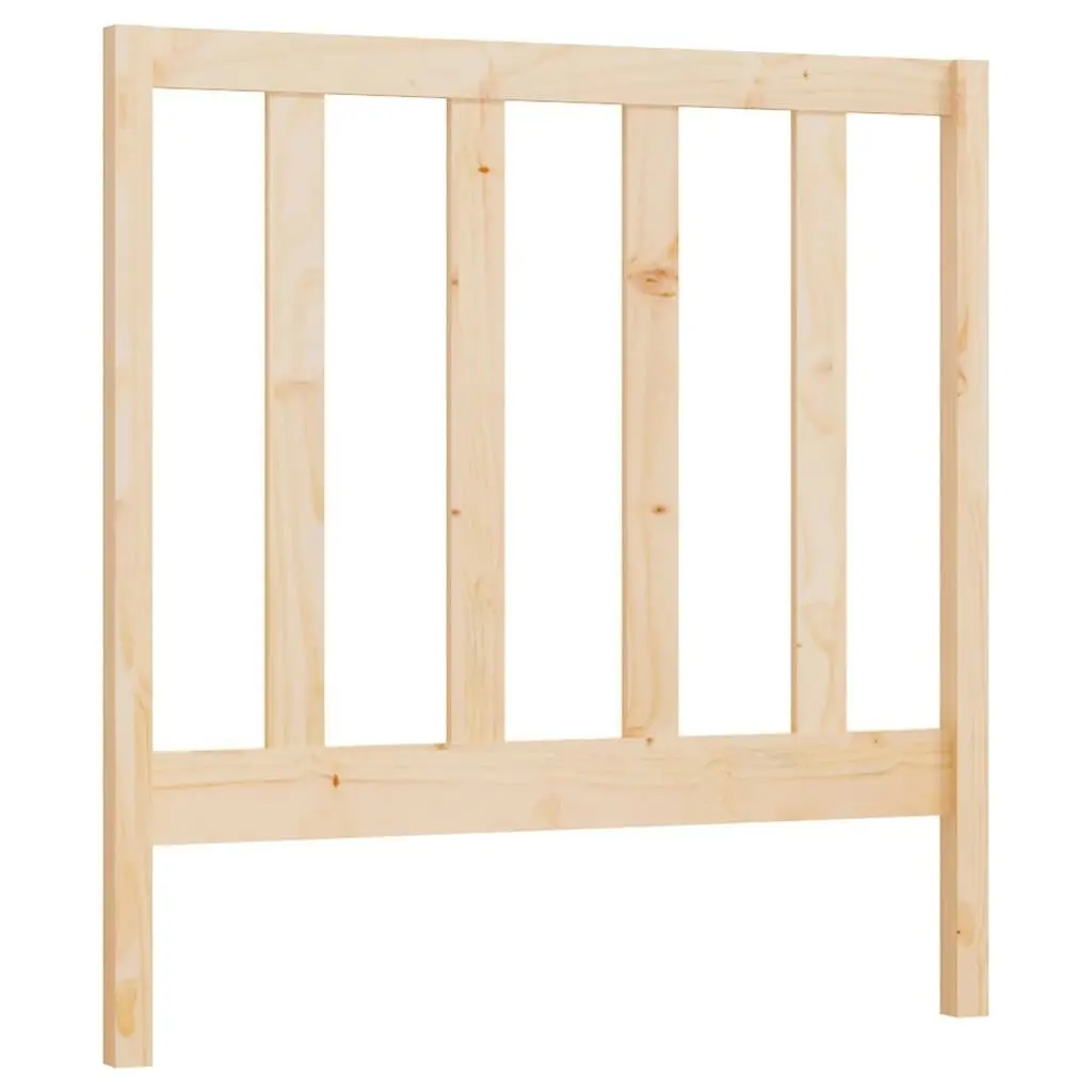 Bed Headboard 95x4x100 cm Solid Wood Pine 822237