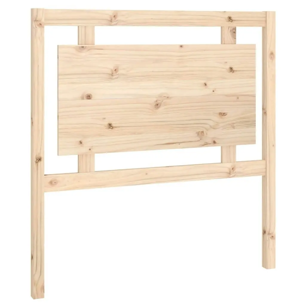 Bed Headboard 95.5 cm Solid Wood Pine 817920