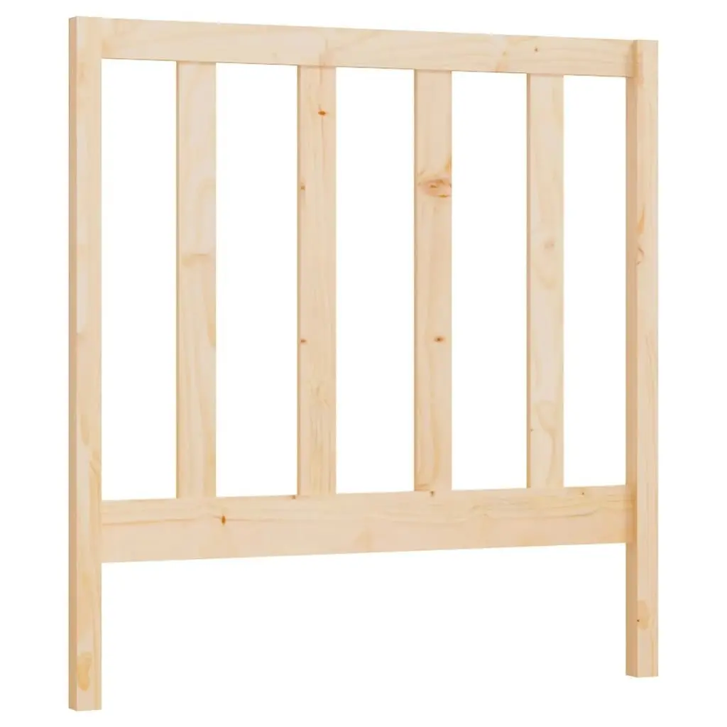 Bed Headboard 96x4x100 cm Solid Wood Pine 817670