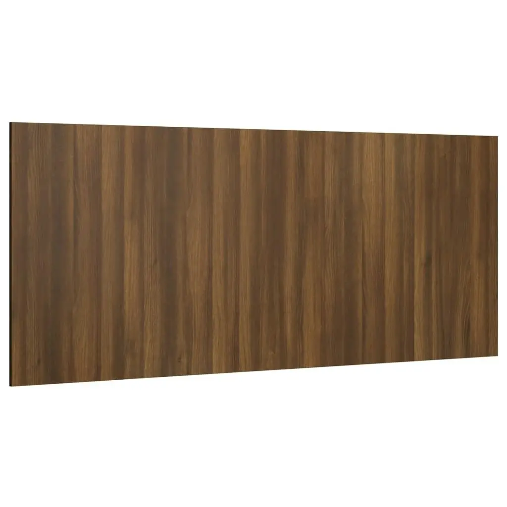 Bed Headboard Brown Oak 200 cm Engineered Wood 816978