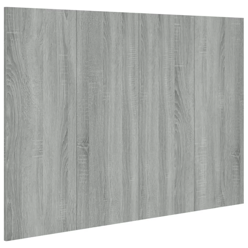 Bed Headboard Grey Sonoma 120 cm Engineered Wood 816971