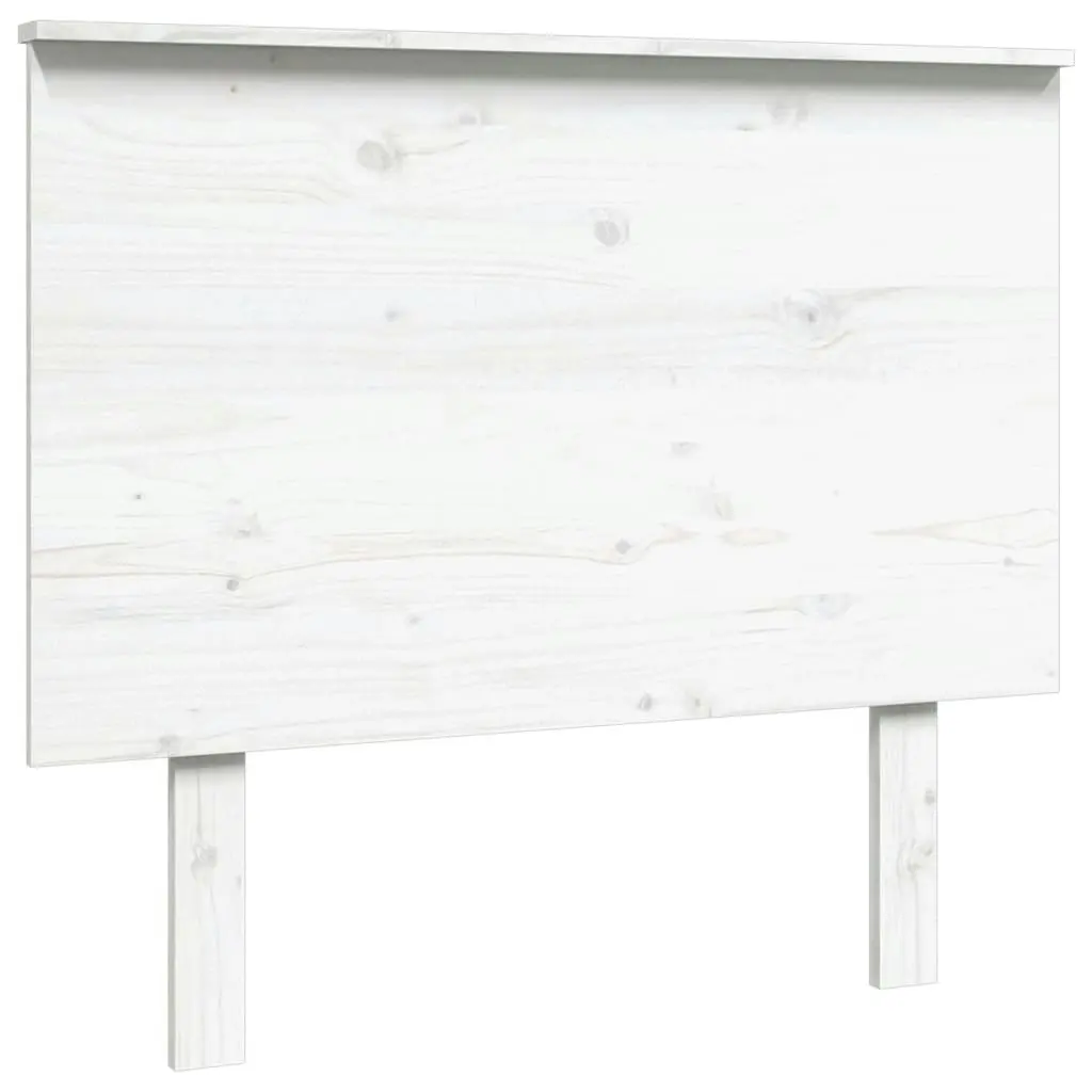 Bed Headboard White 94x6x82.5 cm Solid Wood Pine 819151