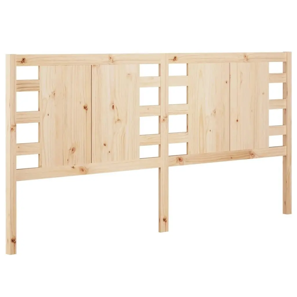 Headboard 186 cm Solid Wood Pine 818785