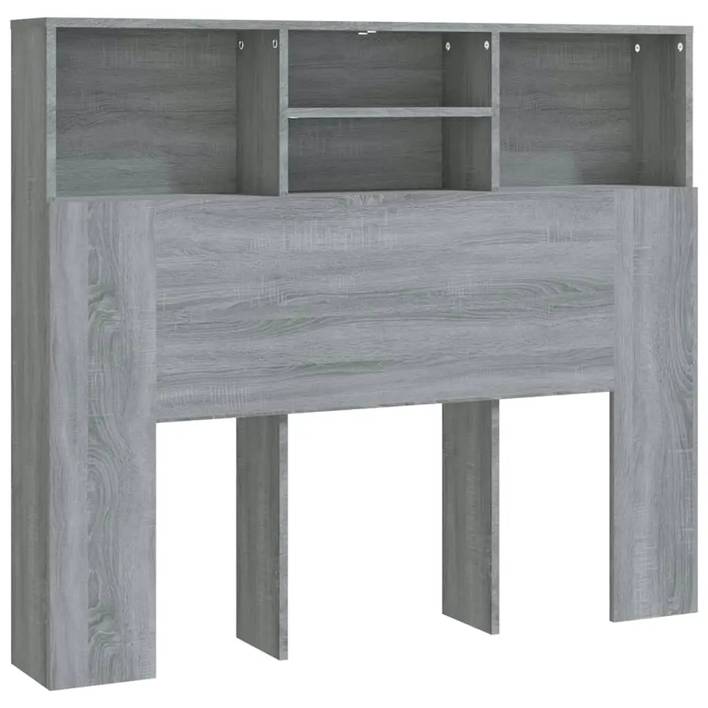 Headboard Cabinet Grey Sonoma 120x19x103.5 cm 817247