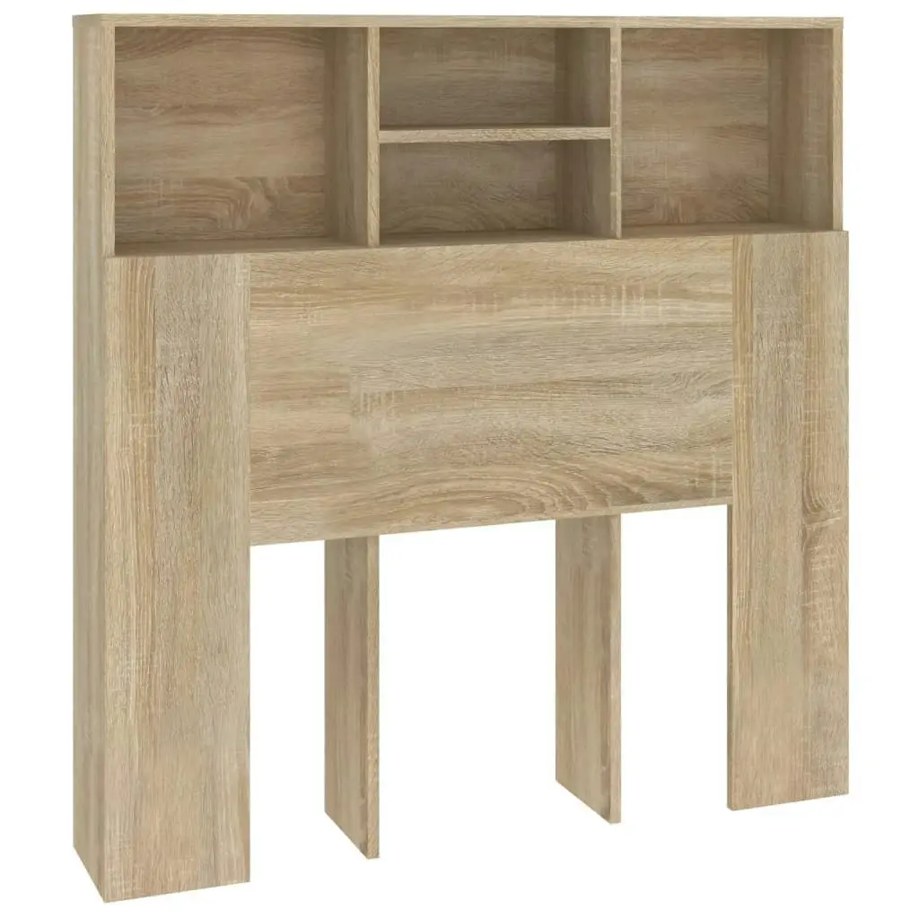 Headboard Cabinet Sonoma Oak 100x19x103.5 cm 811847